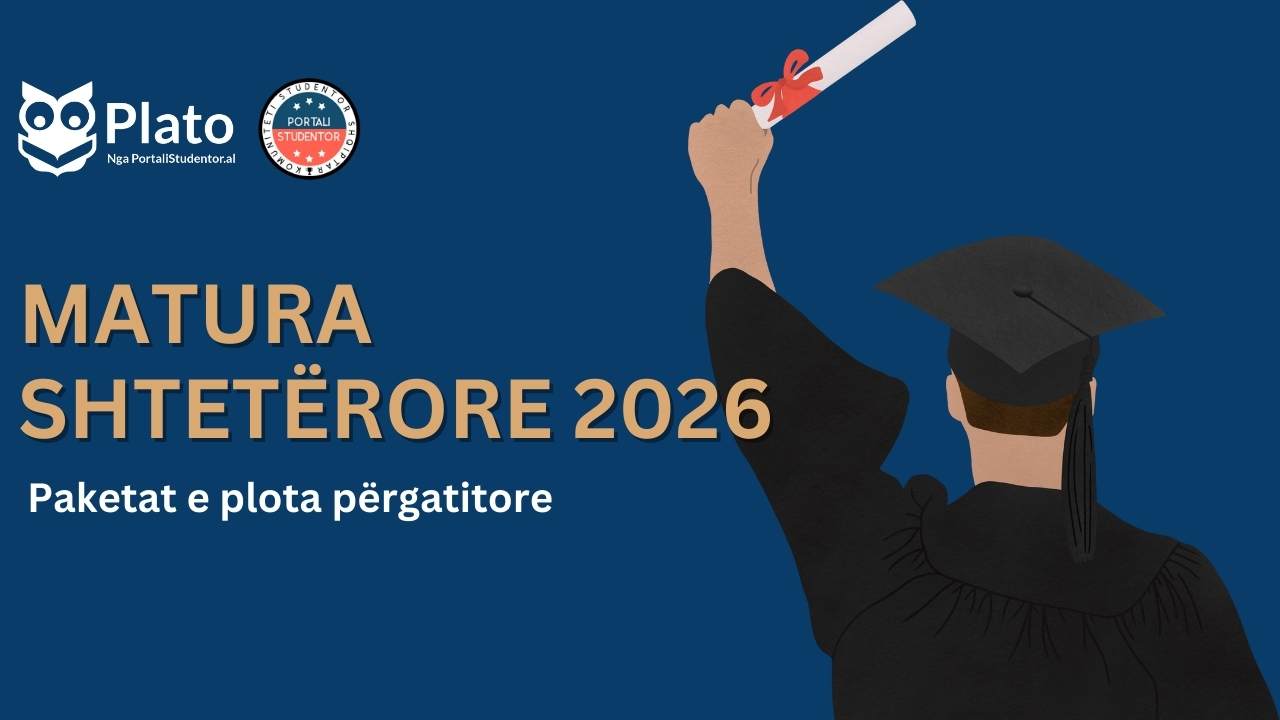Paketa e provimeve të maturës 2026
